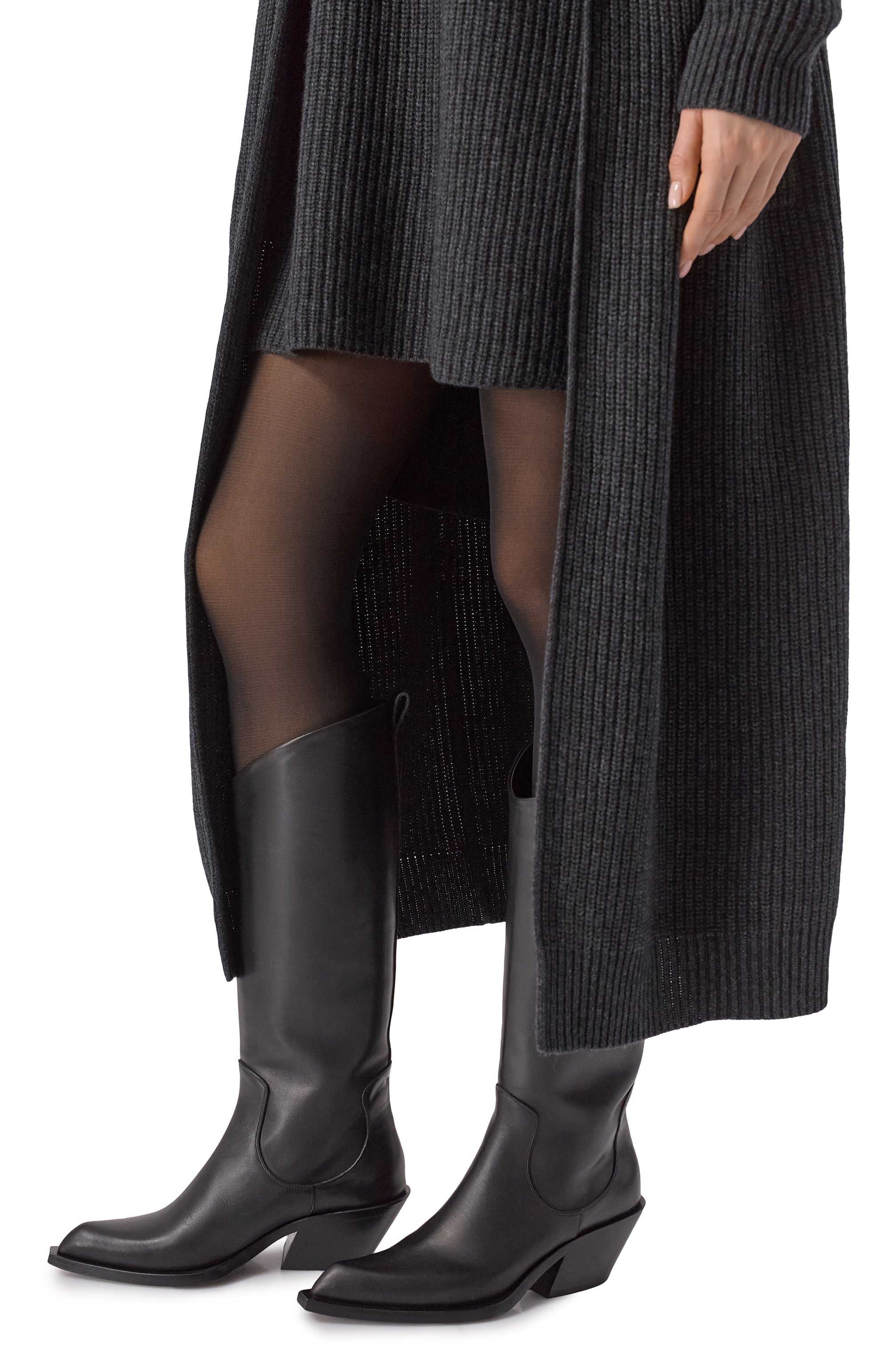 Кожаные казаки clotilde MATTIA CAPEZZANI, арт. W402/VITELL0, фото 3