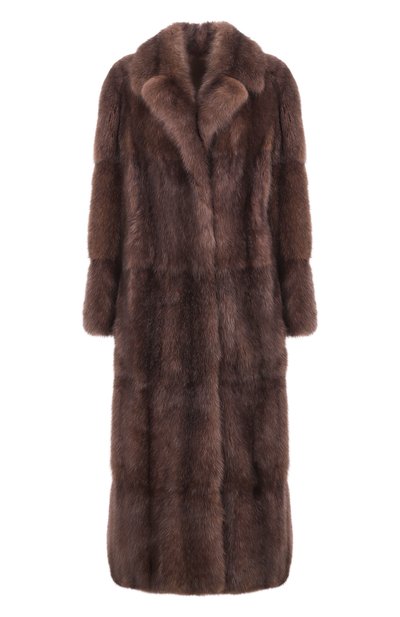 Женская шуба из соболя MVST, арт. M002/SABLE WILD SILVER 4-5