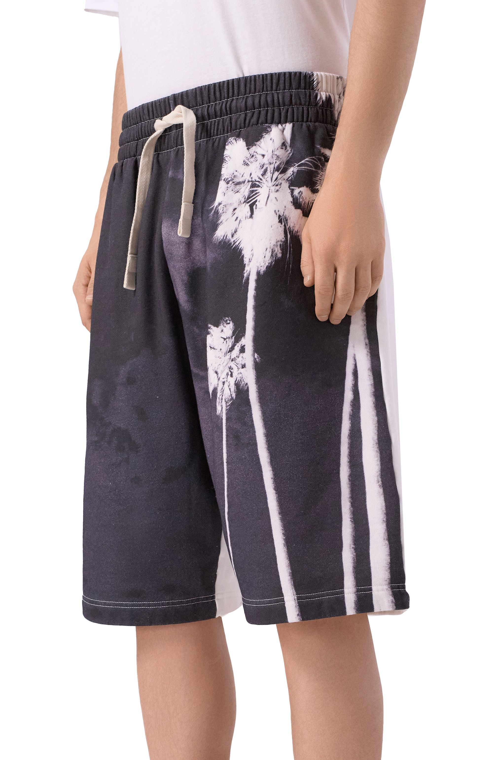 Хлопковые шорты PALM ANGELS, арт. PMCI019F25FLE002, фото 3