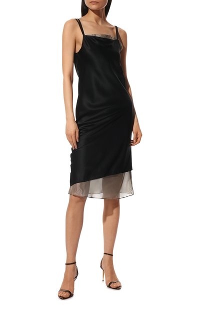 Атласное платье HELMUT LANG, арт. L09HW601, фото 2