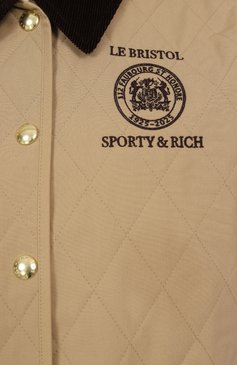 Хлопковая куртка sporty & rich x le bristol paris SPORTY AND RICH, арт. 0W008517653BE01, фото 6