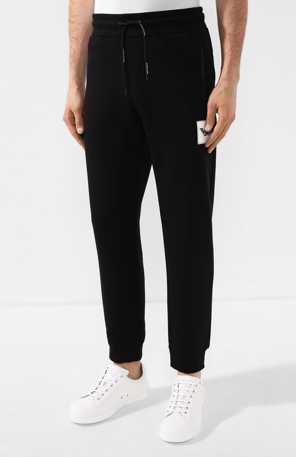 Хлопковые джоггеры EMPORIO ARMANI, арт. 6G1P98/1J36Z, фото 3