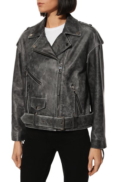 Кожаная куртка SEVEN LAB, арт. K185-60 grey, фото 3