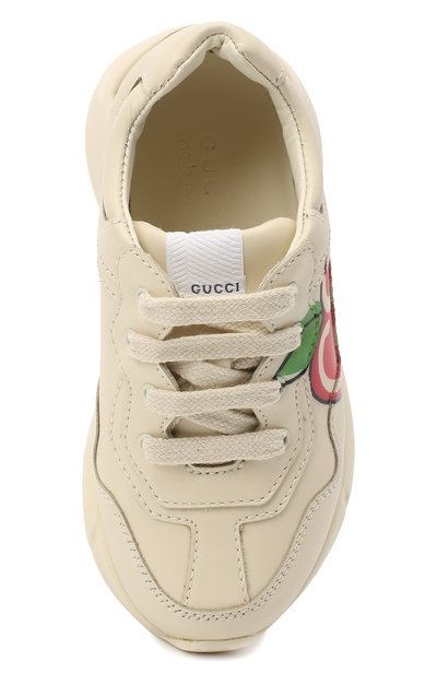 Кожаные кроссовки GUCCI, арт. 611809/DRW00, фото 4