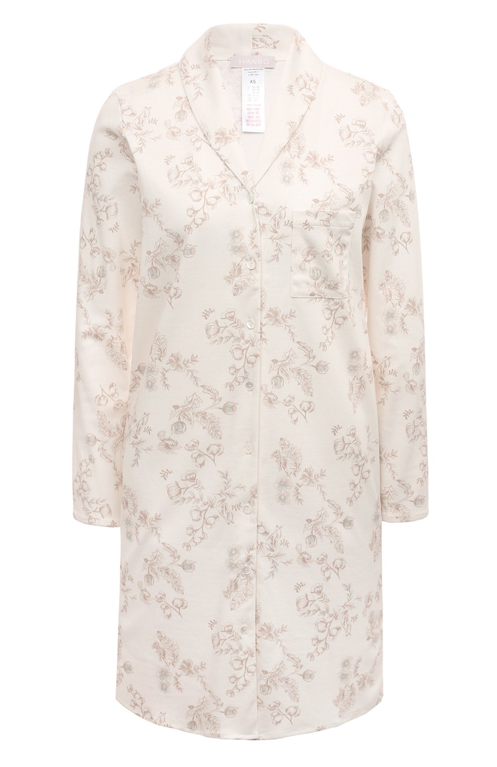 Хлопковая рубашка HANRO, арт. 074970, фото 1