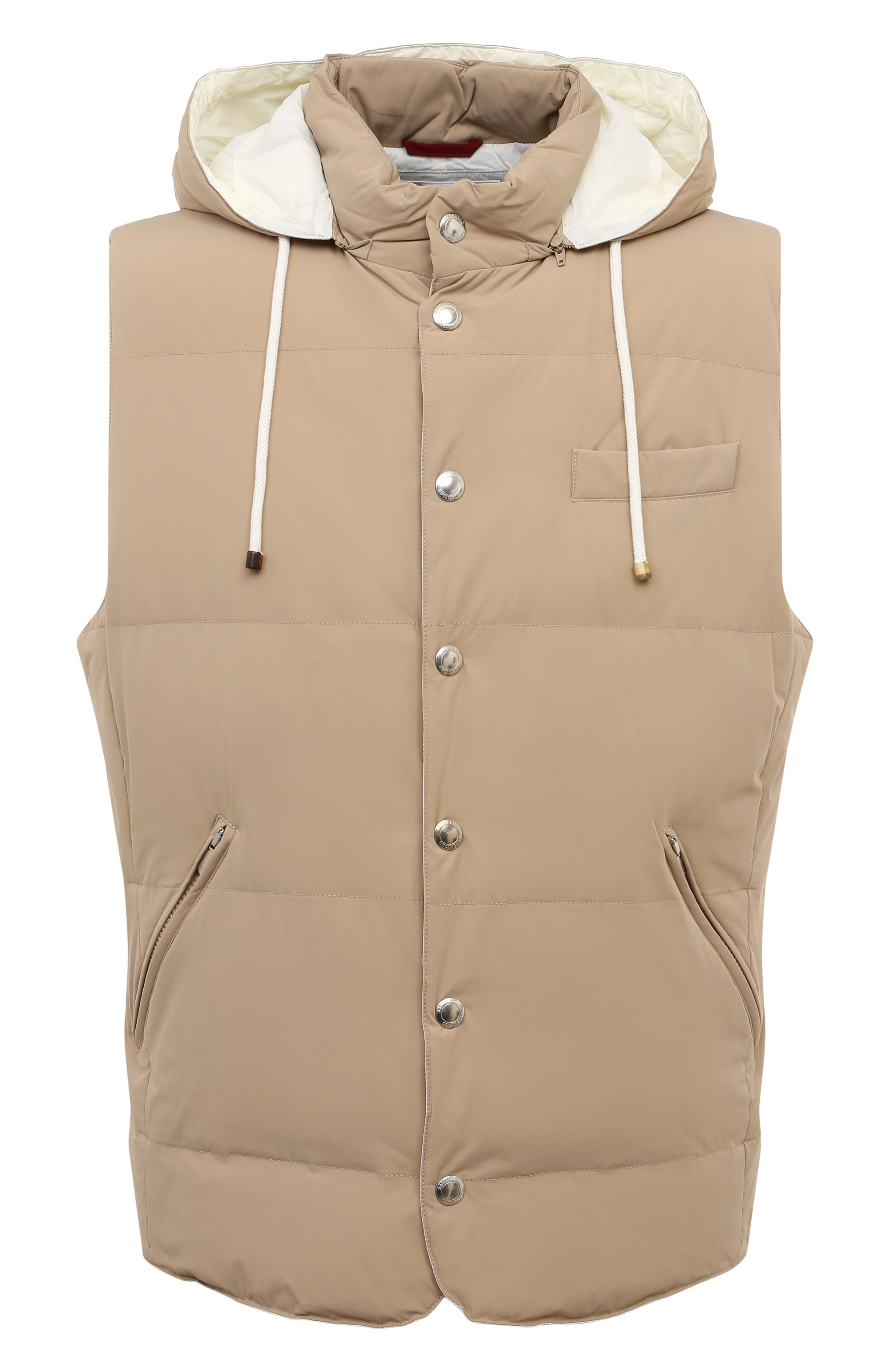 Пуховый жилет BRUNELLO CUCINELLI, арт. MM4031716, фото 1