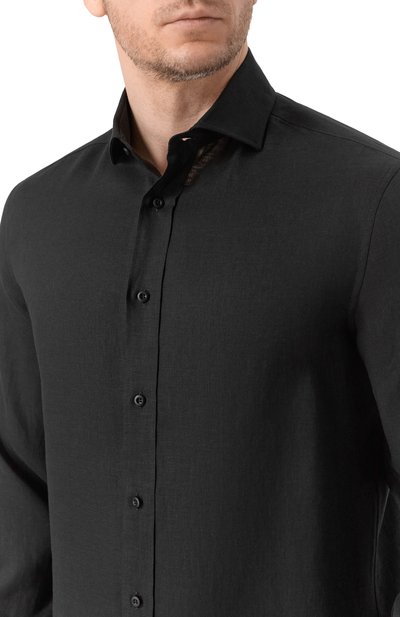 Льняная рубашка BRUNELLO CUCINELLI, арт. MM6840627, фото 5