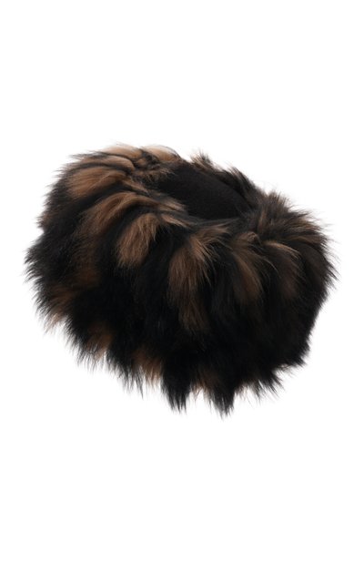 Меховая повязка из овчины VALENTINO коричневого цвета по цене 237500 руб., арт. 9W0HQA29/MQP, фото 2 Меховая повязка из овчины VALENTINO, арт. 9W0HQA29/MQP, фото 2