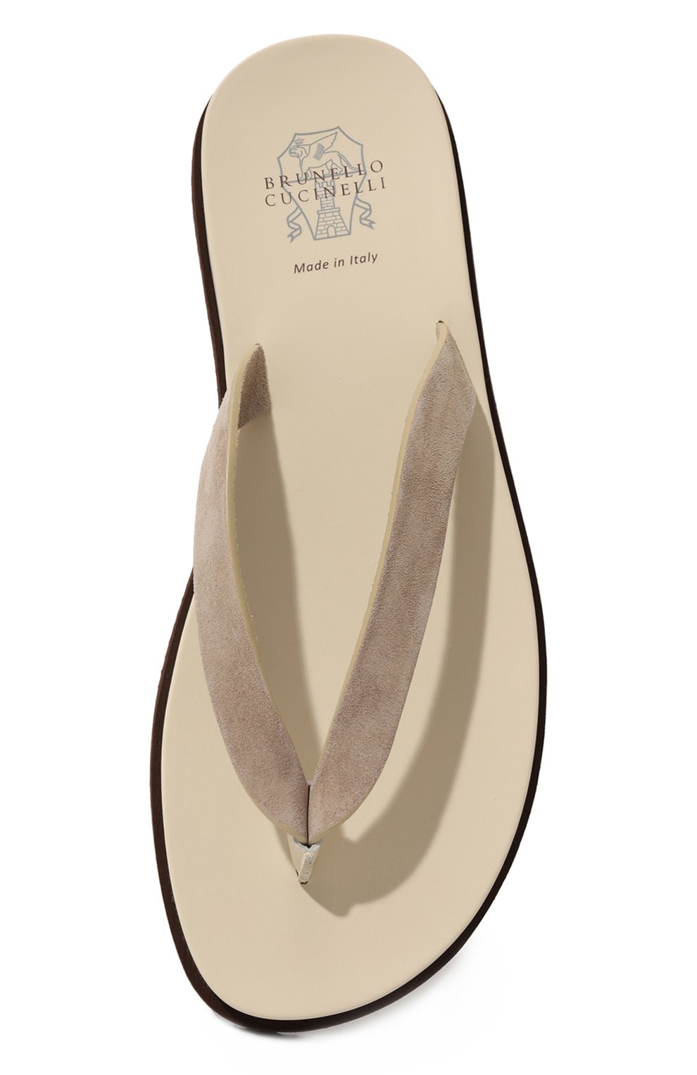 Замшевые шлепанцы BRUNELLO CUCINELLI, арт. MPUSILH266, фото 6