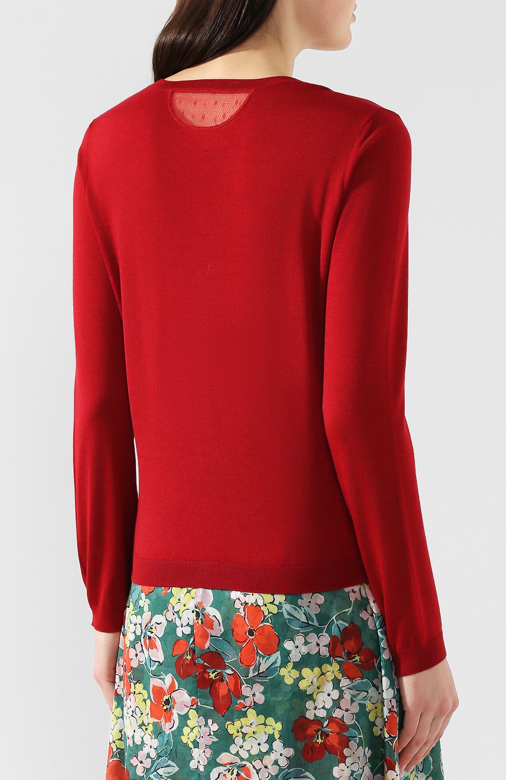 Кардиган из смеси кашемира и шелка REDVALENTINO, арт. RR3KA00V/1W7, фото 4