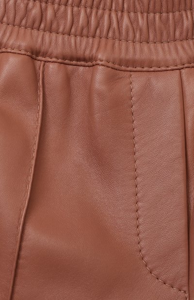 Кожаные брюки BRUNELLO CUCINELLI, арт. BPTANP044A, фото 3