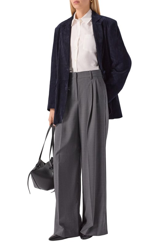 Хлопковая блузка Weekend Max Mara NICHEL Белый  NICHEL Фото 2