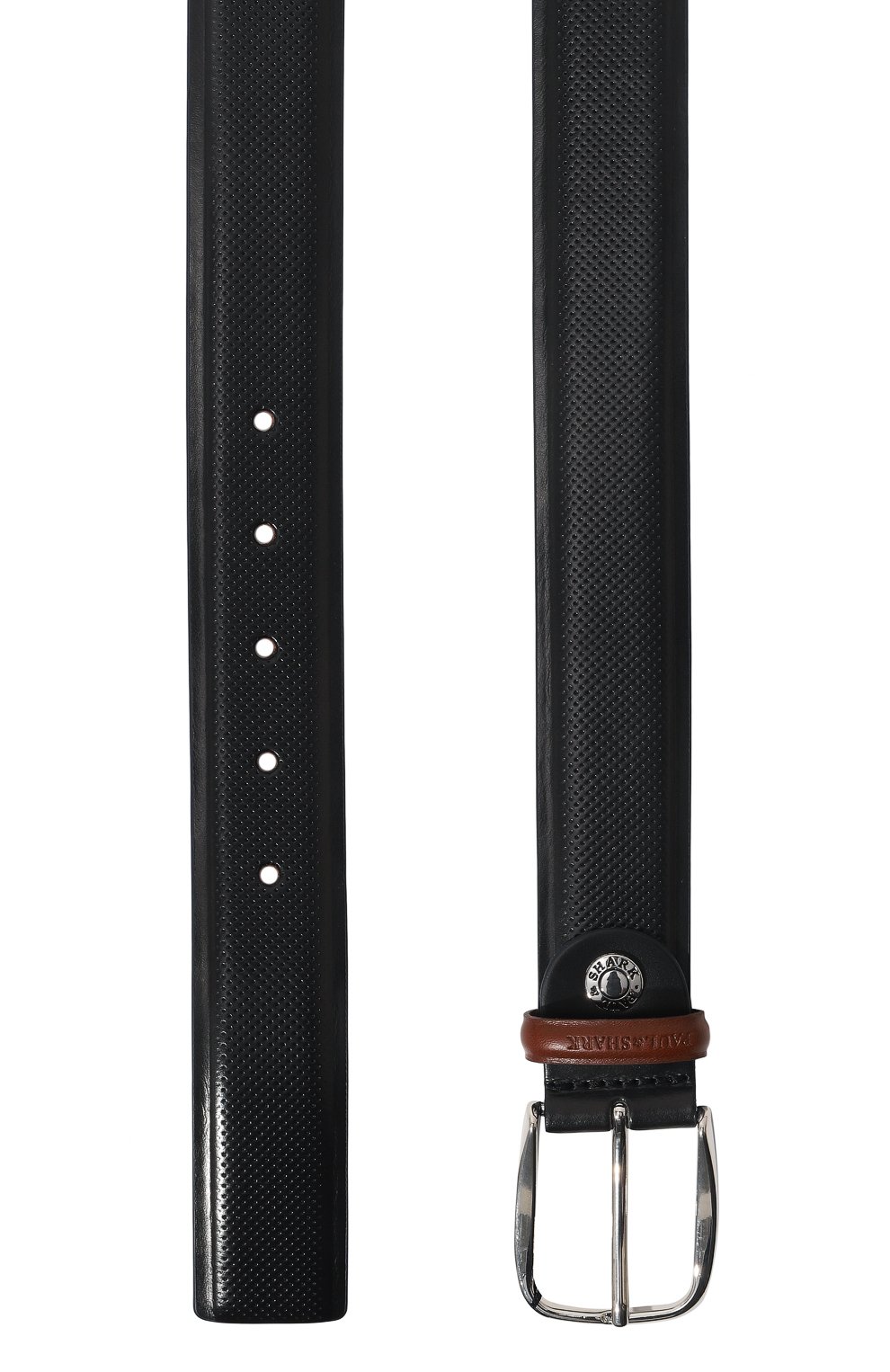 Кожаный ремень PAUL&SHARK темно-синего цвета по цене 22800 руб., арт. 23416035, фото 3 Кожаный ремень PAUL&SHARK, арт. 23416035, фото 3