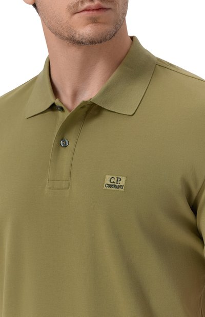 Хлопковое поло C.P. COMPANY, арт. 20CMPL721A/005263W, фото 5