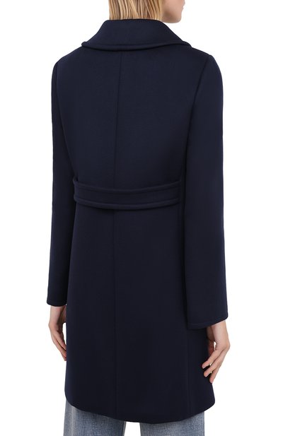 Шерстяное пальто GUCCI темно-синего цвета по цене 285120 руб., арт. 626300/ZHW03, фото 4 Шерстяное пальто GUCCI, арт. 626300/ZHW03, фото 4