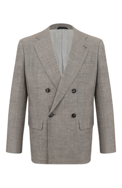 Мужской пиджак из шелка и льна GIORGIO ARMANI, арт. GM003526/TE20785