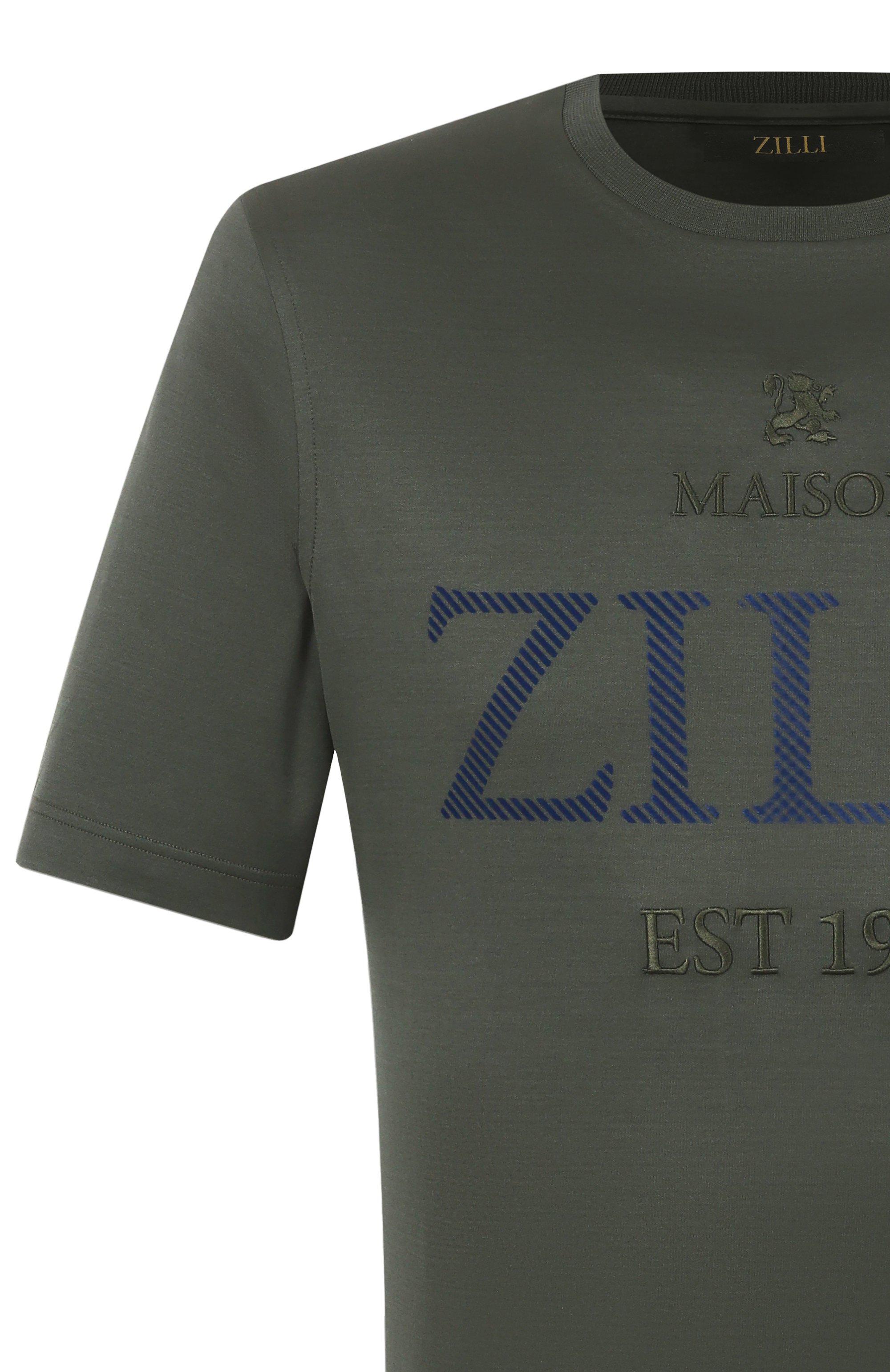 Хлопковая футболка ZILLI, арт. TSR02AM0100VEST00, фото 6