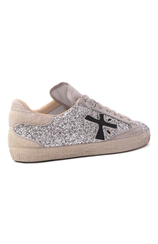 Комбинированные кеды Steven-D Premiata STEVEND/VAR 8060 Серебряный  STEVEND/VAR 8060 Фото 5