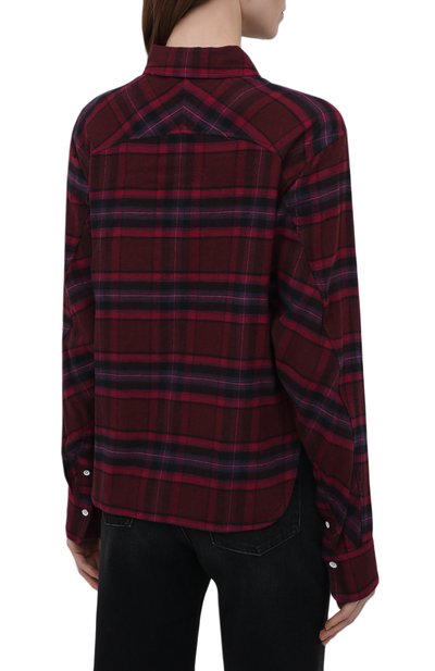 Рубашка из вискозы и хлопка RAG AND BONE, арт. WCW21HA005N905, фото 4