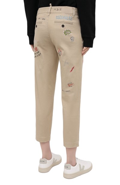 Хлопковые брюки DSQUARED2, арт. S75KB0219/S39021, фото 4