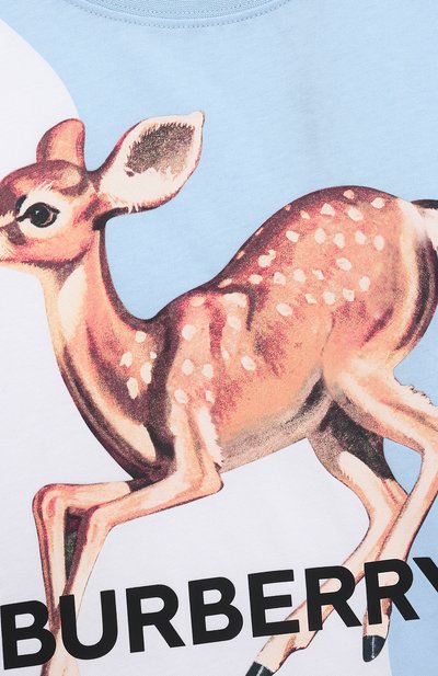 Хлопковая футболка BURBERRY, арт. 8050307, фото 3