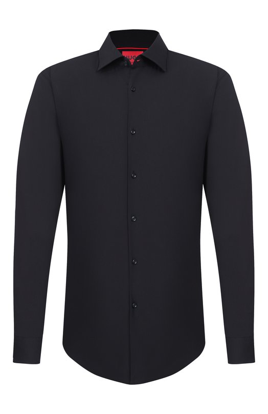 Хлопковая сорочка HUGO 50556258 Чёрный 50556258