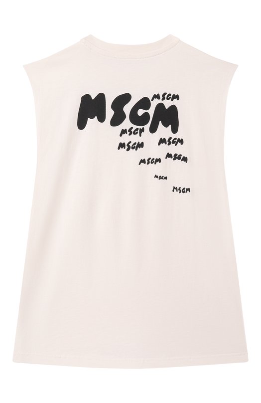 Хлопковая майка MSGM kids 2