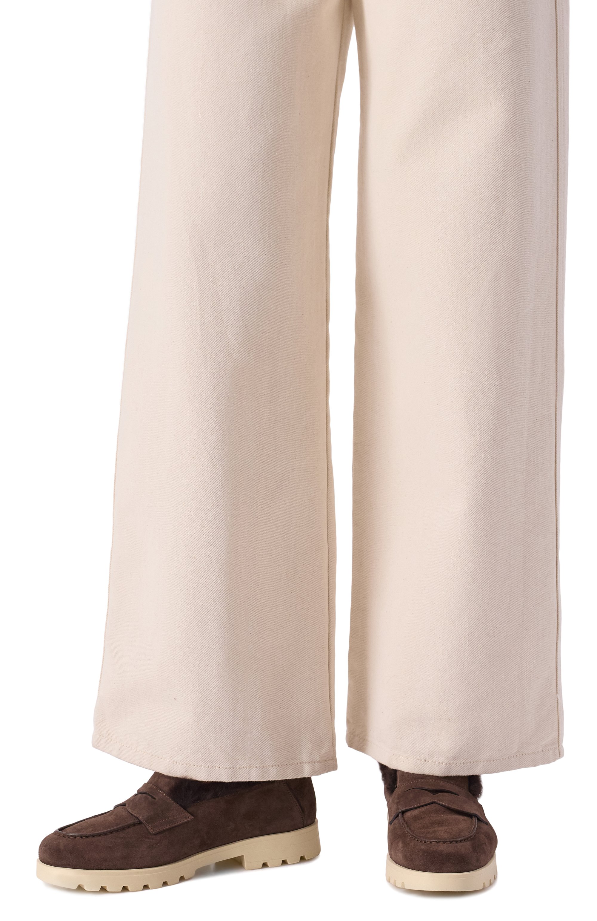 Замшевые пенни-лоферы SANTONI, арт. WUDG71132TIRAPFR, фото 3