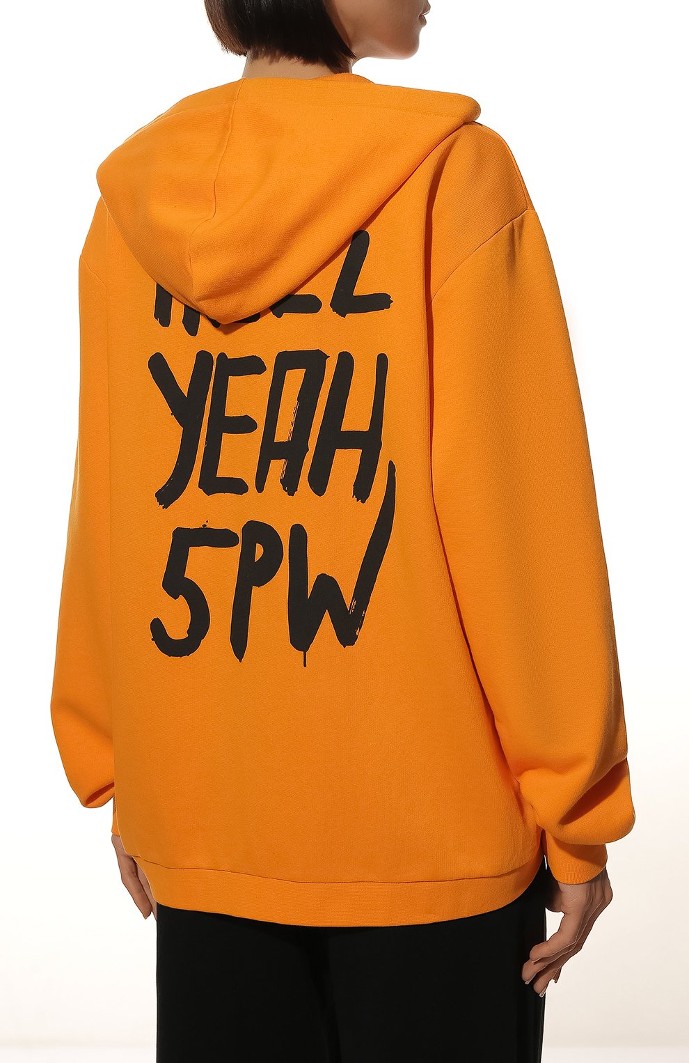 Хлопковая толстовка 5PREVIEW оранжевого цвета по цене 26250 руб., арт. 5PWAW22050B, фото 4 Хлопковая толстовка 5PREVIEW, арт. 5PWAW22050B, фото 4
