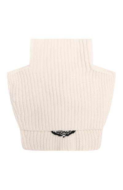 Кашемировая манишка PRADA кремового цвета по цене 100000 руб., арт. UMS417-10PB-F0009-212, фото 2 Кашемировая манишка PRADA, арт. UMS417-10PB-F0009-212, фото 2