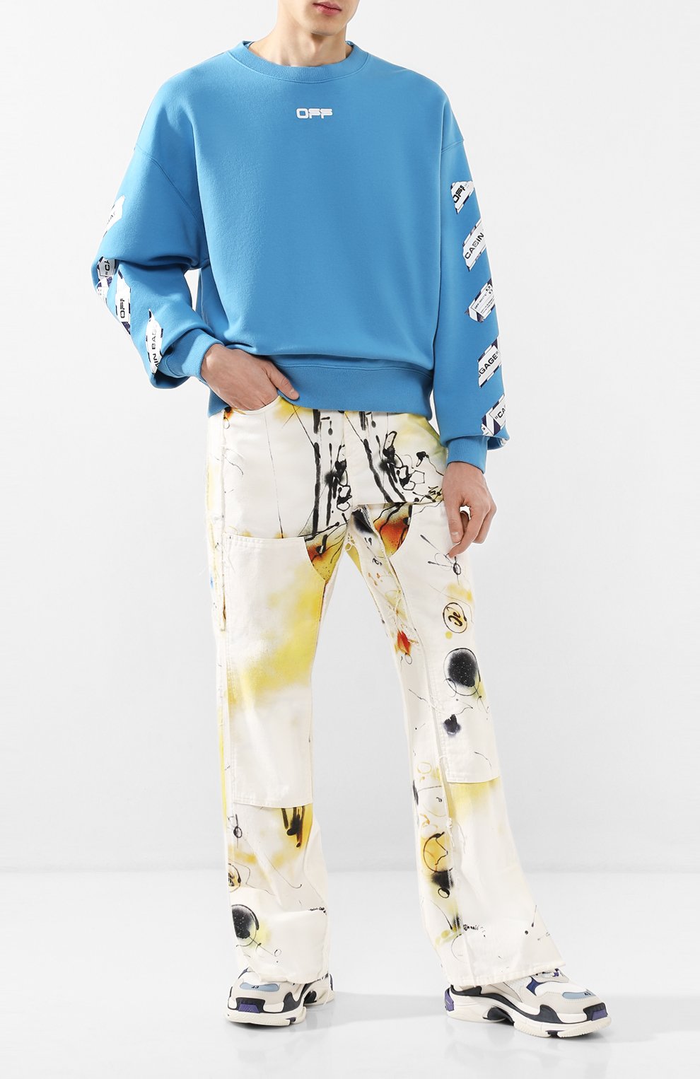 Джинсы OFF-WHITE, арт. 0MYA075S20H470289988, фото 2