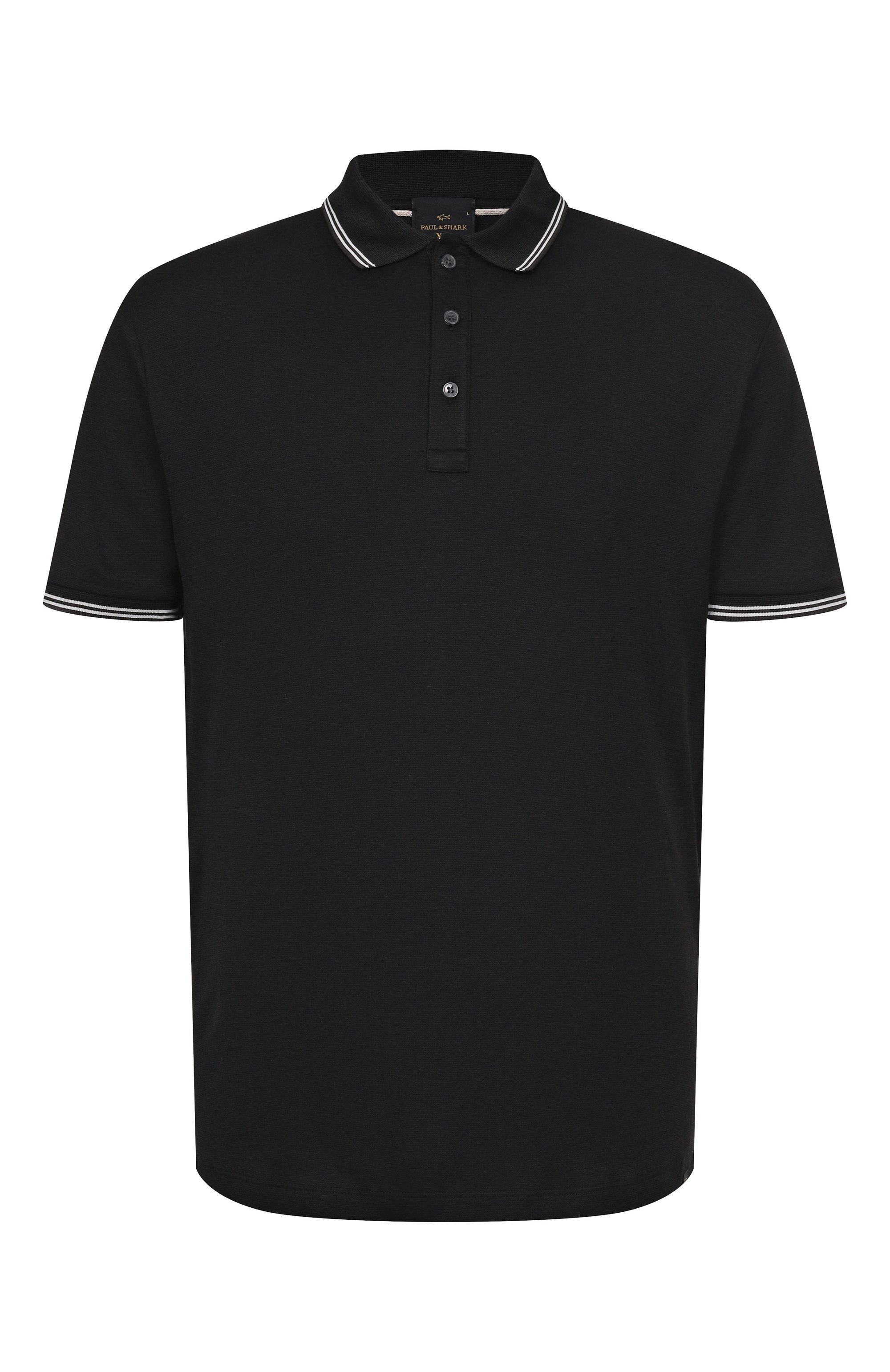Поло из хлопка и лиоцелла PAUL&SHARK, арт. 26411256_001, фото 1