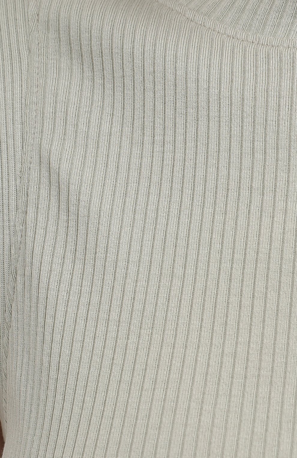 Хлопковый топ BRUNELLO CUCINELLI светло-зеленого цвета по цене 36450 руб., арт. MH990BM100, фото 5 Хлопковый топ BRUNELLO CUCINELLI, арт. MH990BM100, фото 5