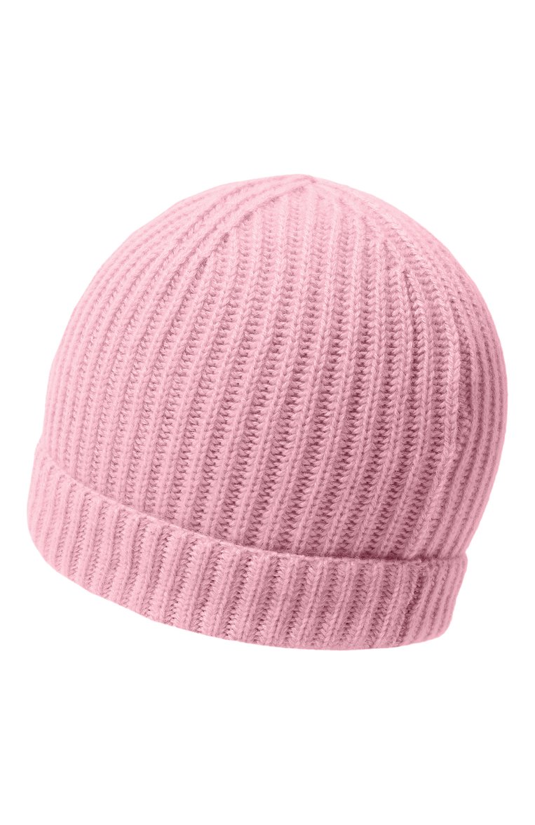 Детского кашемировая шапка GIORGETTI CASHMERE розового цвета, арт. MB1856 | Фото 2 (Материал: Текстиль, Кашемир, Шерсть; Материал сплава: Проставлено; Нос: Не проставлено)