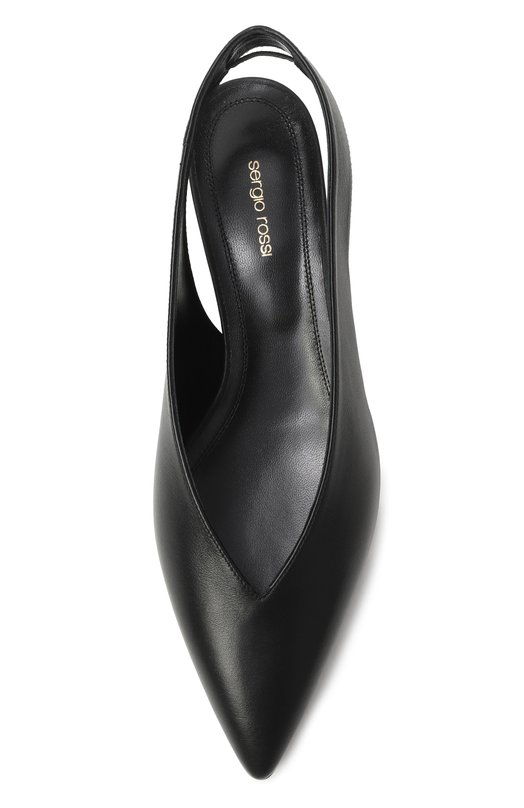 Кожаные туфли Beak 25 Sergio Rossi B13200/MMVN13 Чёрный  B13200/MMVN13 Фото 6