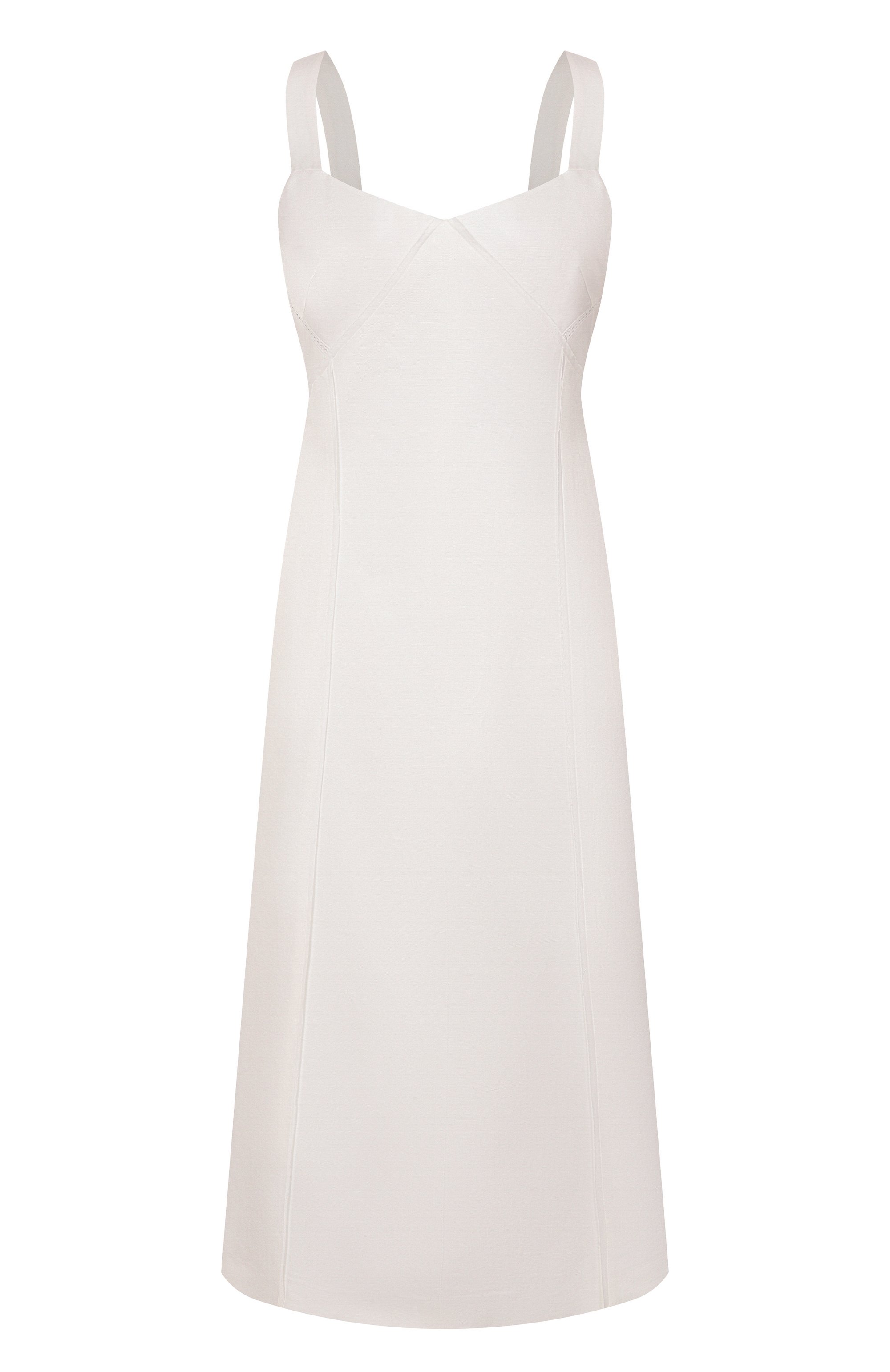 Платье из вискозы и льна BOSS, арт. 50535332, фото 1