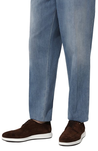 Замшевые дерби STEFANO RICCI, арт. UZ22_G5221/SDP, фото 3