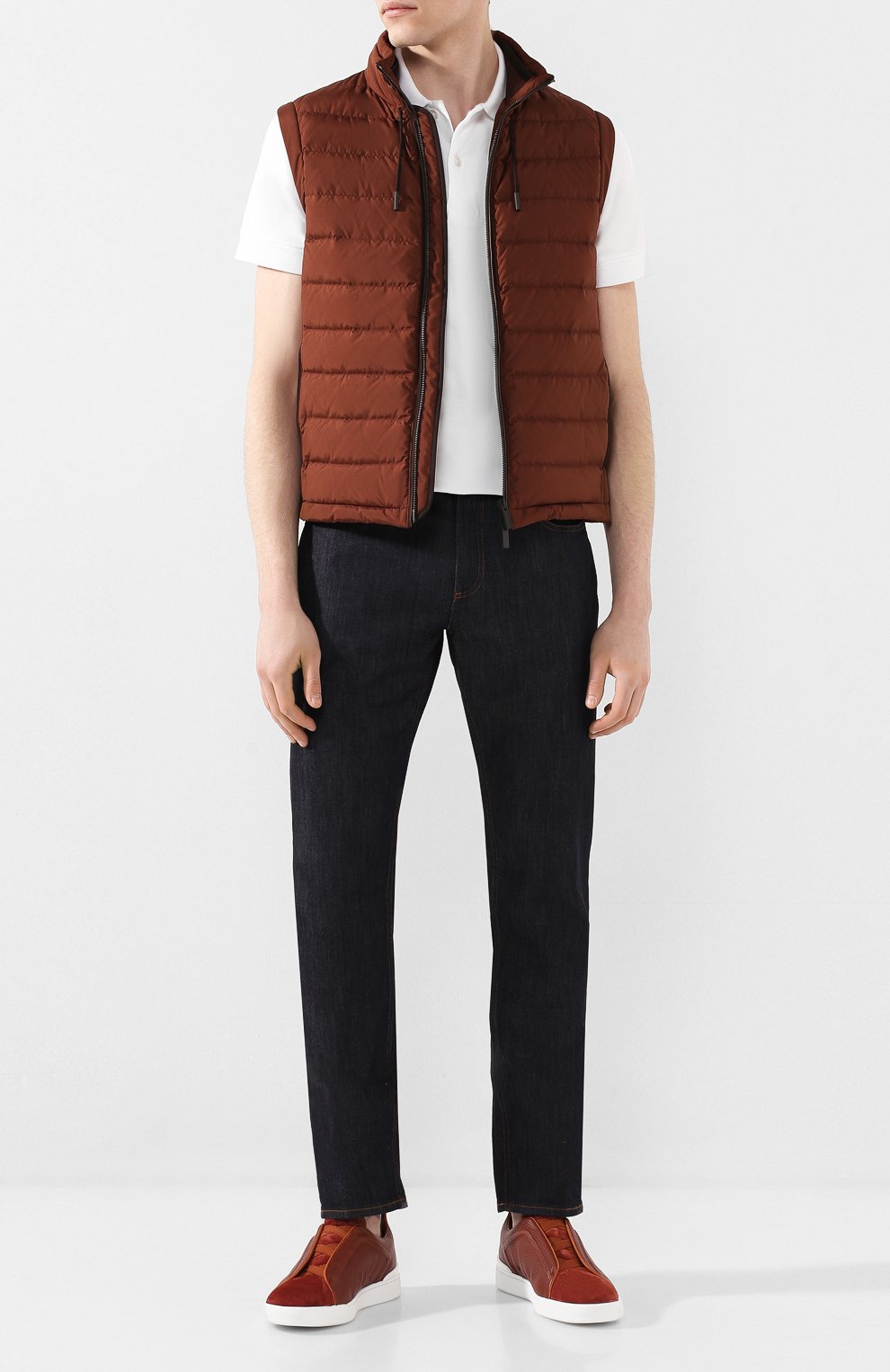 Кожаные кеды ZEGNA, арт. A4426X-LHACL, фото 2