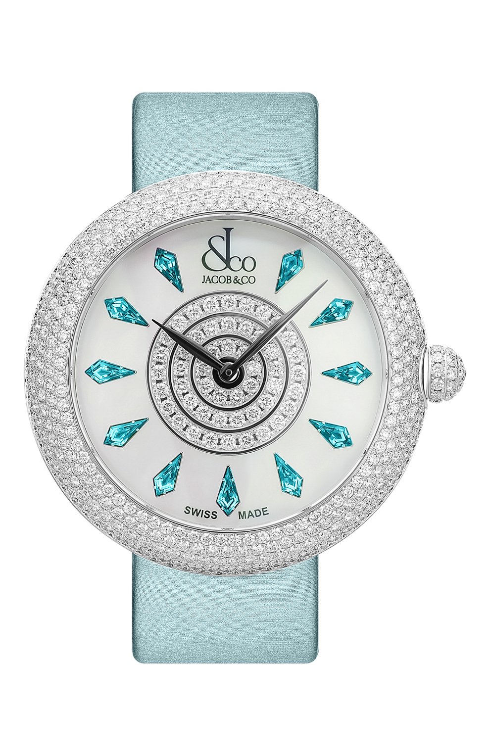 Часы icy blue sapphire JACOB AND CO, арт. BQ020.10.RH.KG.A, фото 1