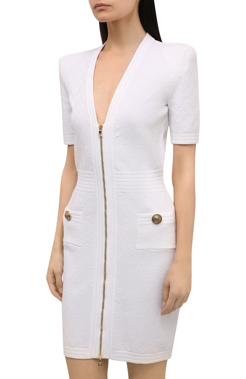 Платье из вискозы BALMAIN, арт. UF16435/K110, фото 3