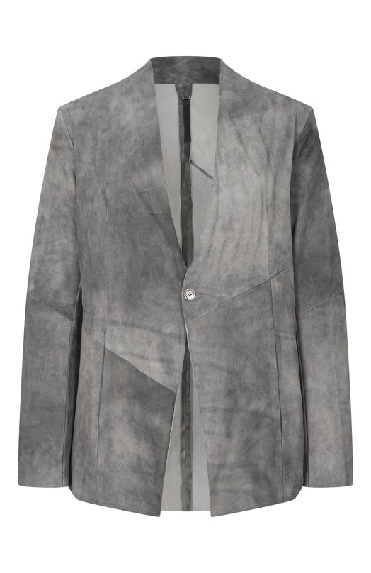 Замшевый пиджак Never Enough 2B6M078-060/MJL040 LT-43 Серый 2B6M078-060/MJL040 LT-43