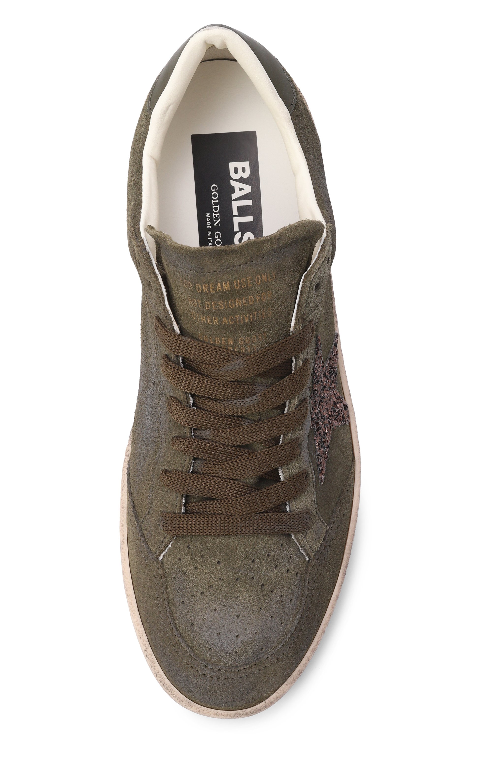 Комбинированные кеды ballstar GOLDEN GOOSE DELUXE BRAND, арт. GWF00117.F008705, фото 6