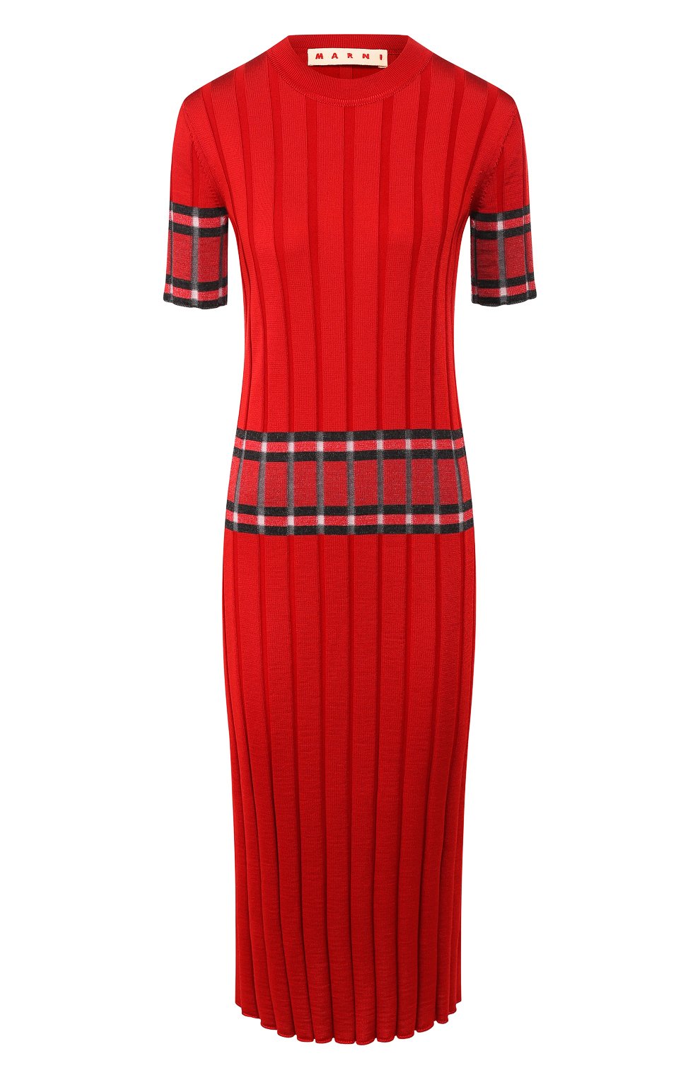 Платье из смеси вискозы и шерсти MARNI, арт. ABMD0042EQ/FW618, фото 1