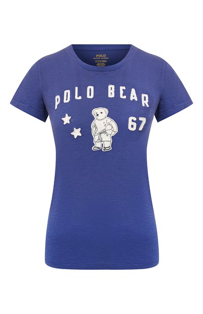 Женская хлопковая футболка POLO RALPH LAUREN, арт. 211792194