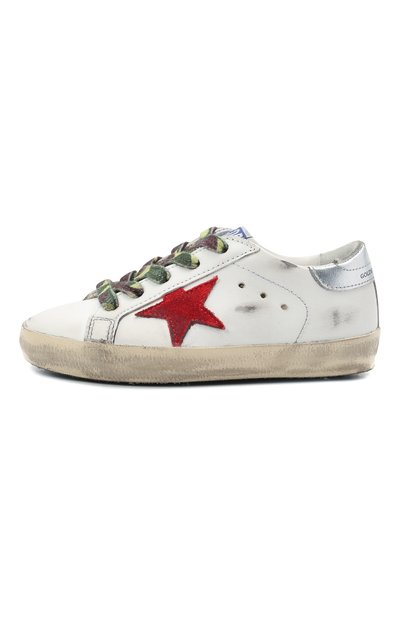 Кожаные кеды superstar GOLDEN GOOSE DELUXE BRAND, арт. GJF00101.F001157, фото 2
