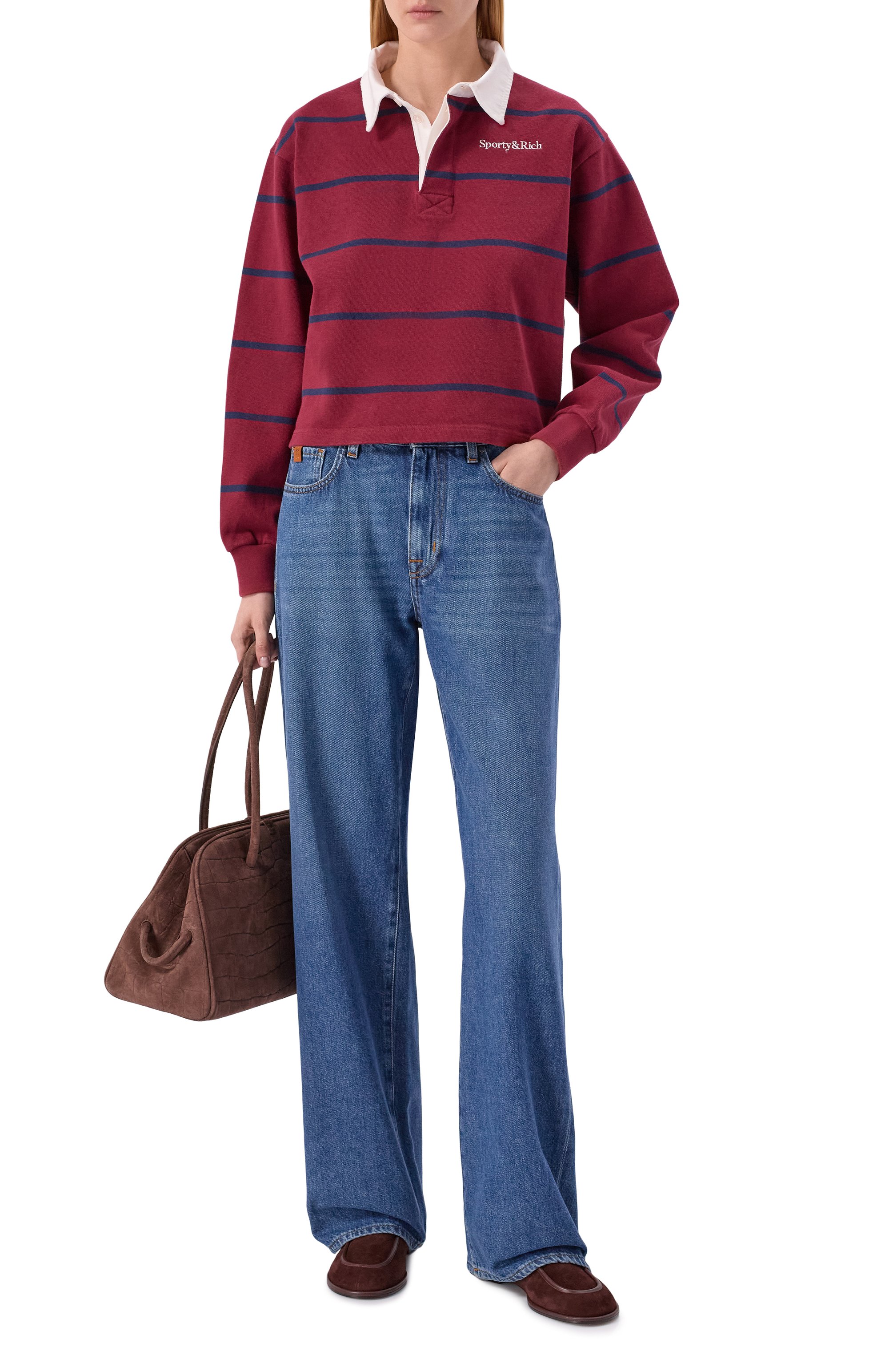 Хлопковое поло SPORTY AND RICH, арт. ST00862300RE40, фото 2