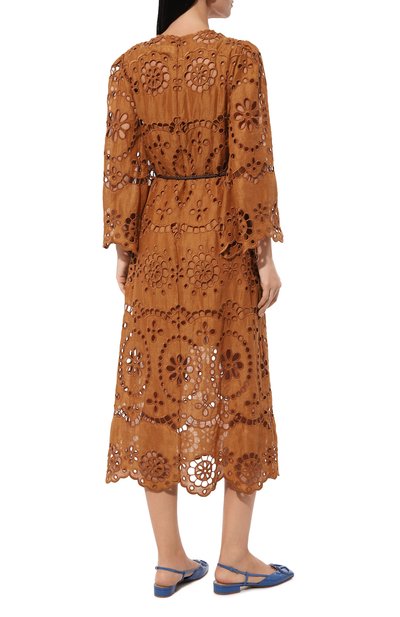 Льняное платье ZIMMERMANN, арт. 1444DSS244, фото 4