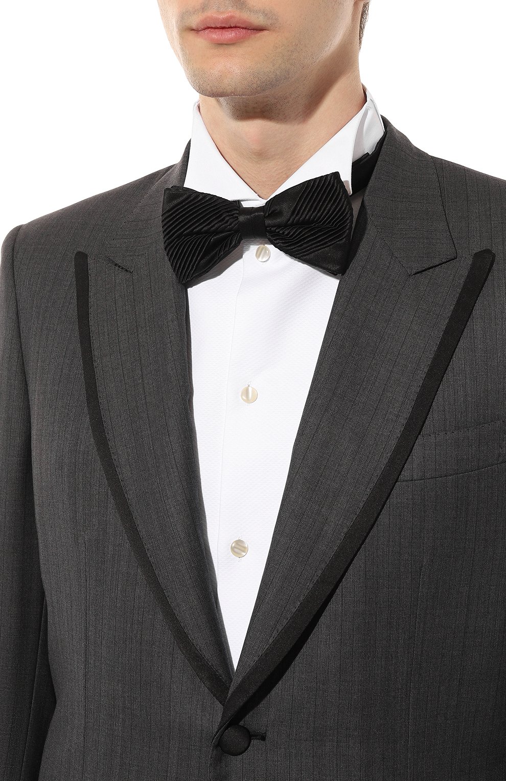 Шелковый галстук-бабочка STEFANO RICCI, арт. HPC14U/UNIR, фото 2