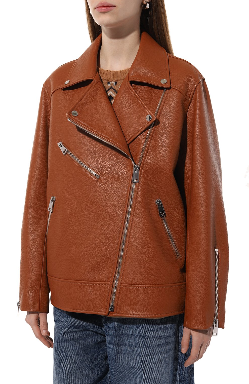 Кожаная куртка MASLOV, арт. SMW99, фото 3