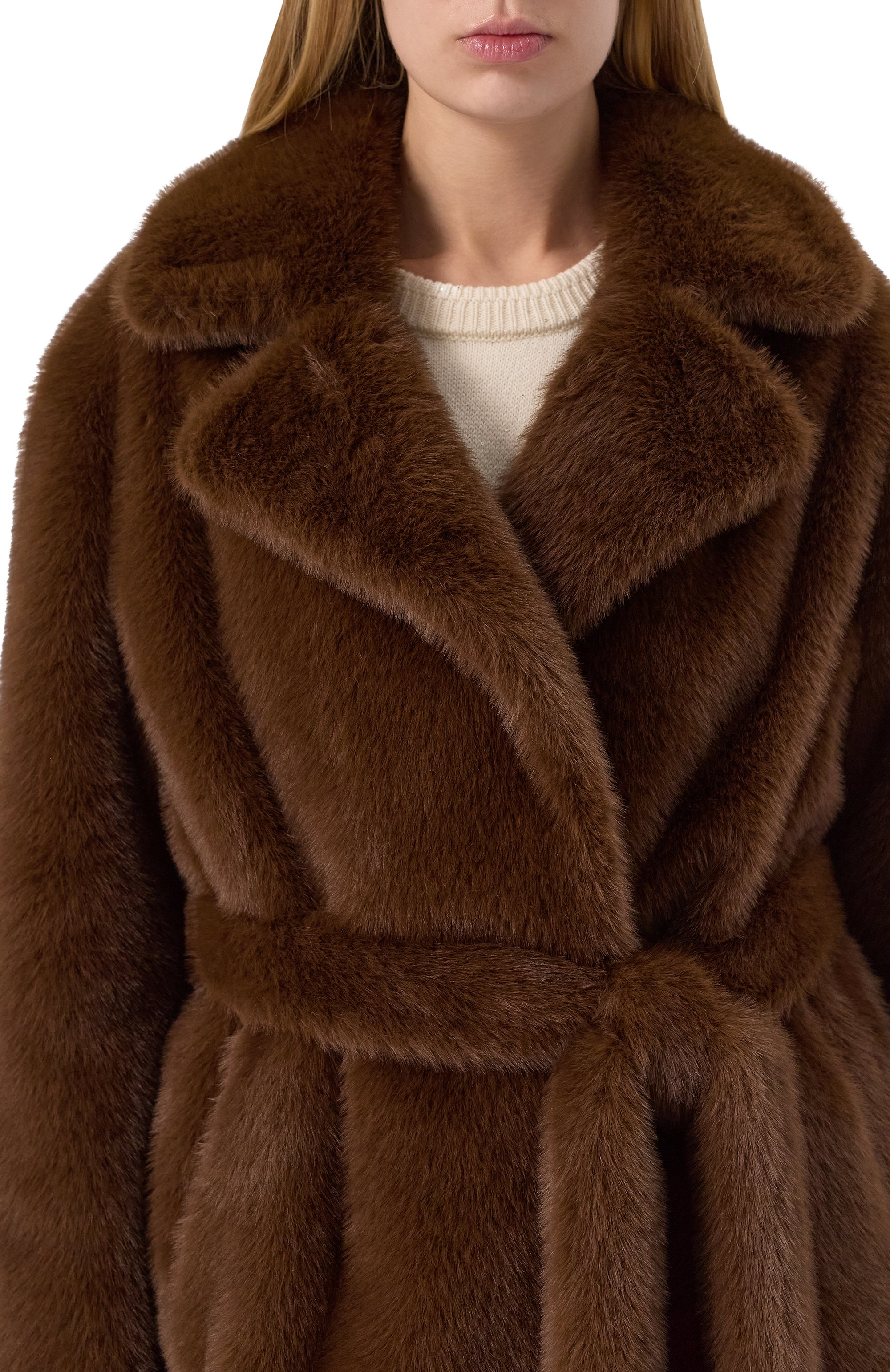 Шуба из экомеха FLASHIN, арт. FF24PPS, фото 5